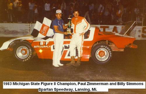 Spartan Speedway (Corrigan Oil Speedway) - Billy Simmons 1983 From Bill And Sharon (newer photo)